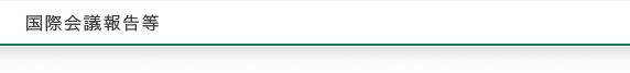 国際会議報告等